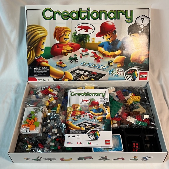 Lego 3844 Games Creationary Building Board Game-COMPLETE - Picture 13 of 13